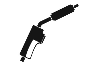 Gas welding tool icon, simple style