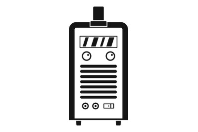 Welding device icon, simple style