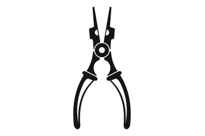 Cable cut tool icon, simple style