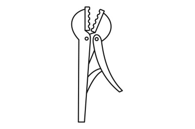 Pliers icon, outline style