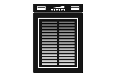 Power solar bank icon, simple style