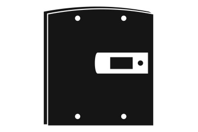 Electric door icon, simple style