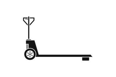 Hand lift icon, simple style