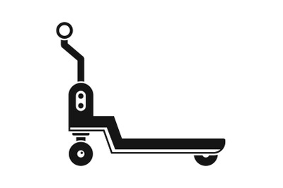 Carry pallet icon, simple style