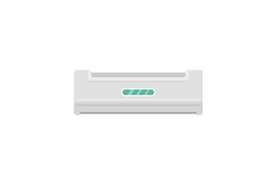 Home conditioner icon, flat style