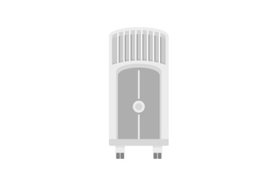 House floor conditioner icon, flat style