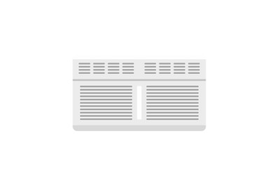 Supermarket conditioner icon, flat style