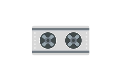 Outside conditioner fans icon, flat style