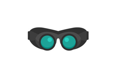 Work protect glasses icon, flat style