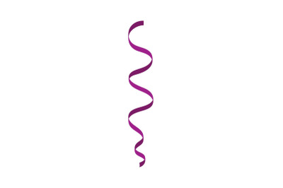 Purple serpentine icon, flat style