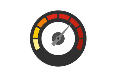 Dashboard icon, flat style