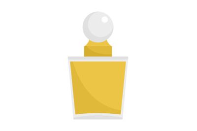 French perfume icon, flat style
