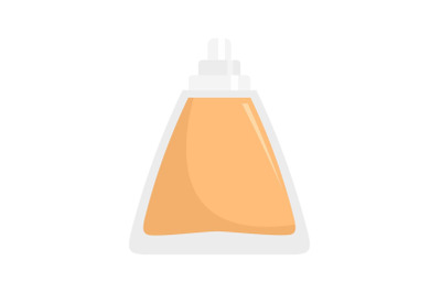 Deodorant bottle icon, flat style