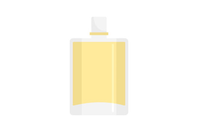 Lime perfume icon, flat style