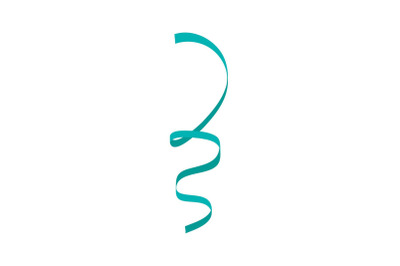 Colorful serpentine icon, flat style