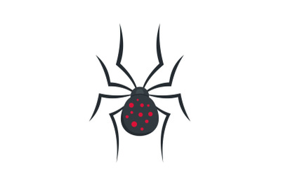 Spider icon, flat style