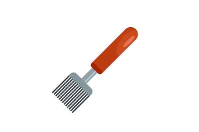 Honey tool icon, flat style