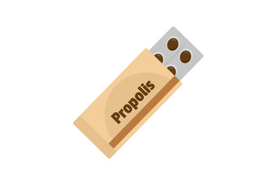 Propolis icon, flat style