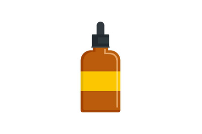 Bee sirop icon, flat style