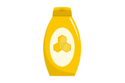 Honey cream icon, flat style