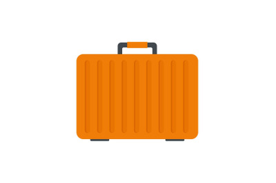 Climb case icon, flat style