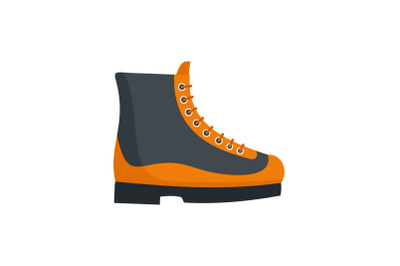 Boots icon, flat style