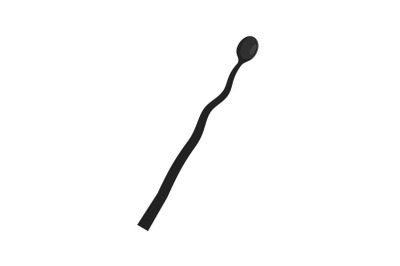 Burned match icon, flat style