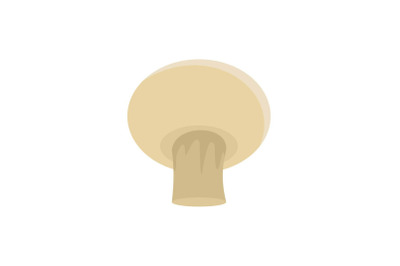Champignon icon, flat style