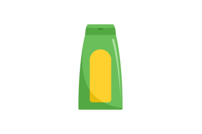 Aloe gel icon, flat style