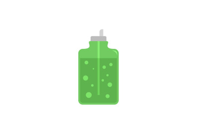 Aloe vera soap icon, flat style