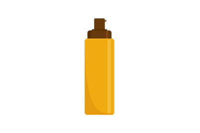 Sun tube icon, flat style