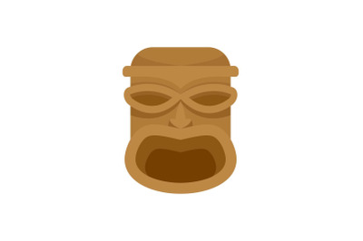 Mexico idol icon, flat style