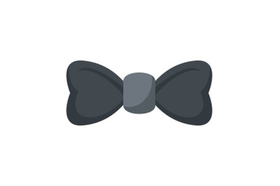 Elegant bow tie icon, flat style