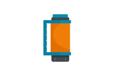 Thermos bottle icon, flat style