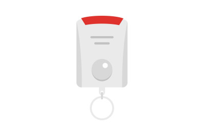 Signal house icon, flat style