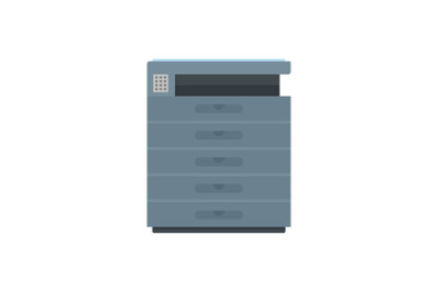 Xerox icon, flat style