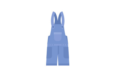 Work clothes icon, flat style