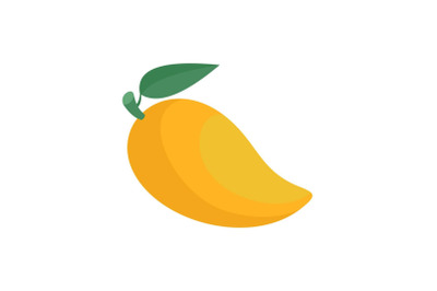 Mango icon, flat style
