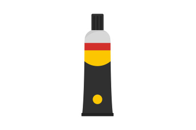 One moment glue icon, flat style