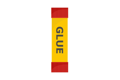 Glue stick icon, flat style