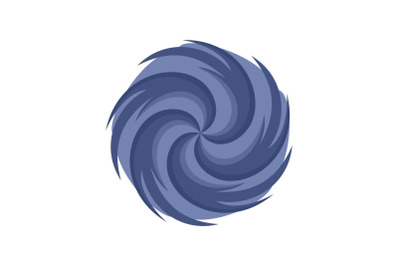 Tornado icon, flat style