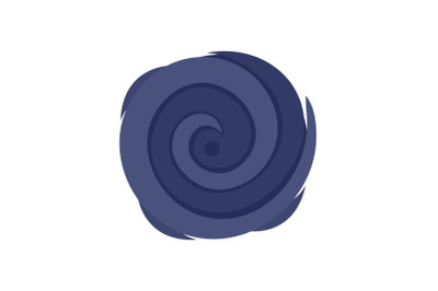 Hurricane icon, flat style