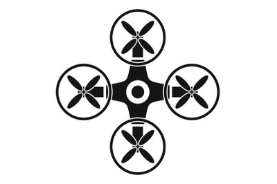 Modern drone icon, simple style