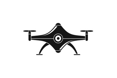 Futuristic drone icon, simple style