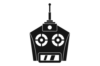 Drone remote control icon, simple style