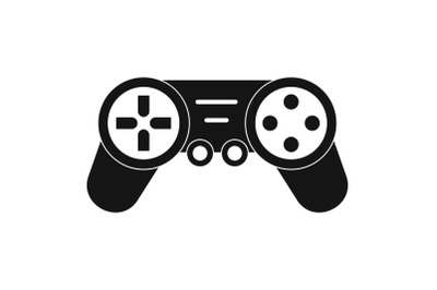 Joystick drone control icon, simple style