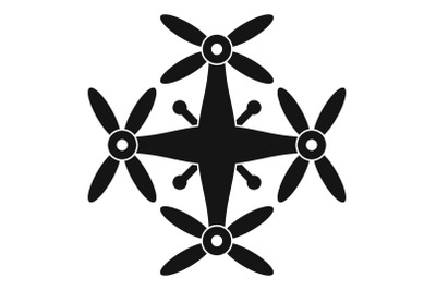 Transport drone icon, simple style