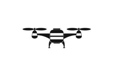 Toy drone icon, simple style