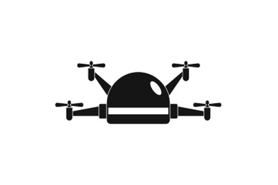 Small drone icon, simple style