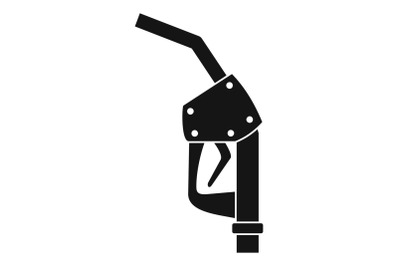Refill fuel pistol icon, simple style
